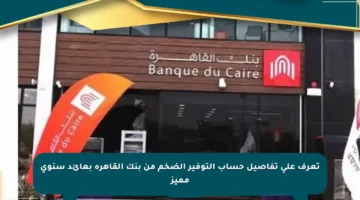 تعرف على تفاصيل حساب التوفير الضخم من بنك القاهرة بعائد سنوي مميز